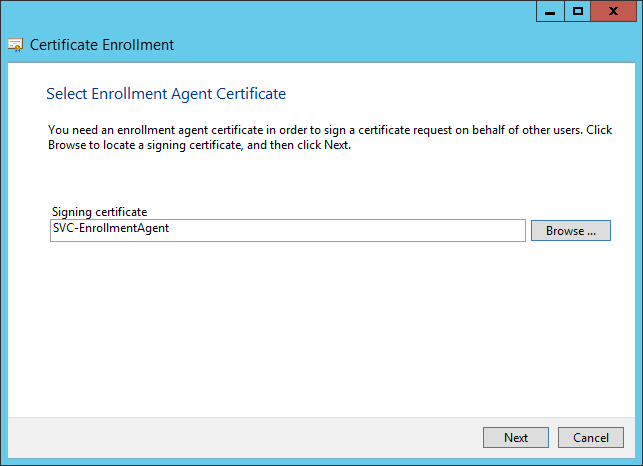 ADCS: Enrollment 2